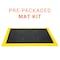 Safe-Flex Antifatigue Mat, 44 inch L x 62 inch W, Black Tiles / Yellow Border AM1BZ2 - alternate 4